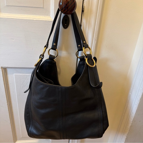 Cole Haan Black Leather Shoulder Bag - Picture 16 of 16